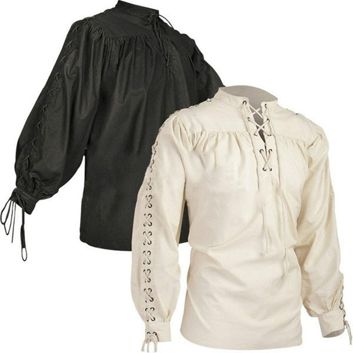 WorldNorse Medieval Laced Up Costume Shirt - image 0