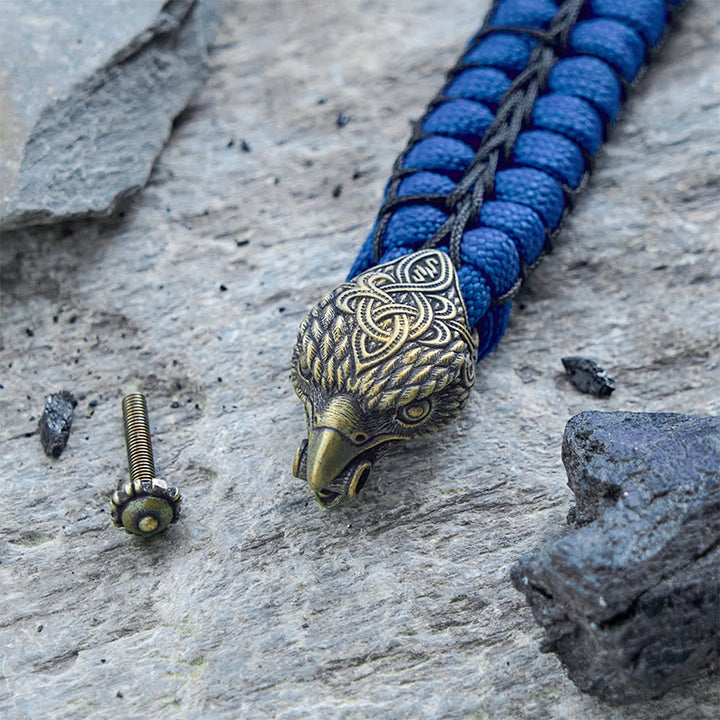 WorldNorse Viking Antique Raven Paracord Braided Bracelet - image 3