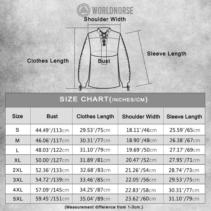 WorldNorse Medieval Laced Up Costume Shirt - image 11