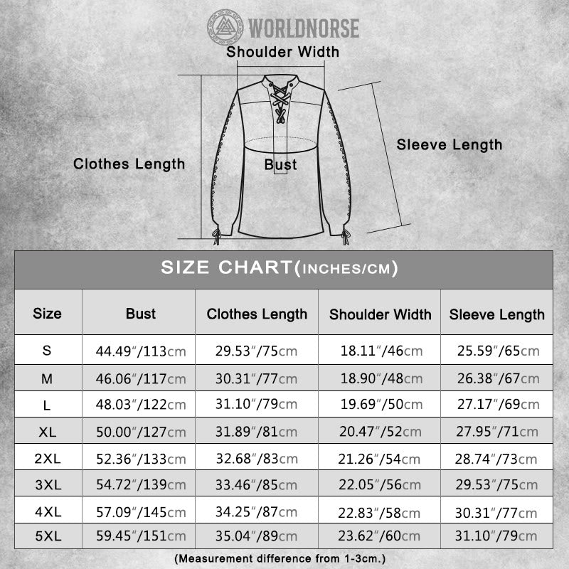WorldNorse Medieval Laced Up Costume Shirt - image 11
