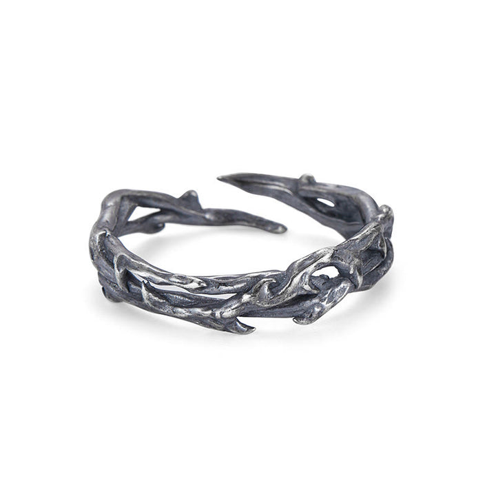 WorldNorse 925 Sterling Silver Twisted Thorn Branch Ring - image 3