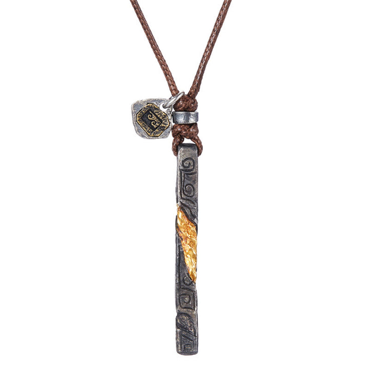WorldNorse Handcrafted 999 Silver Flowing Fire Twisted Necklace - Style#1 - image 1