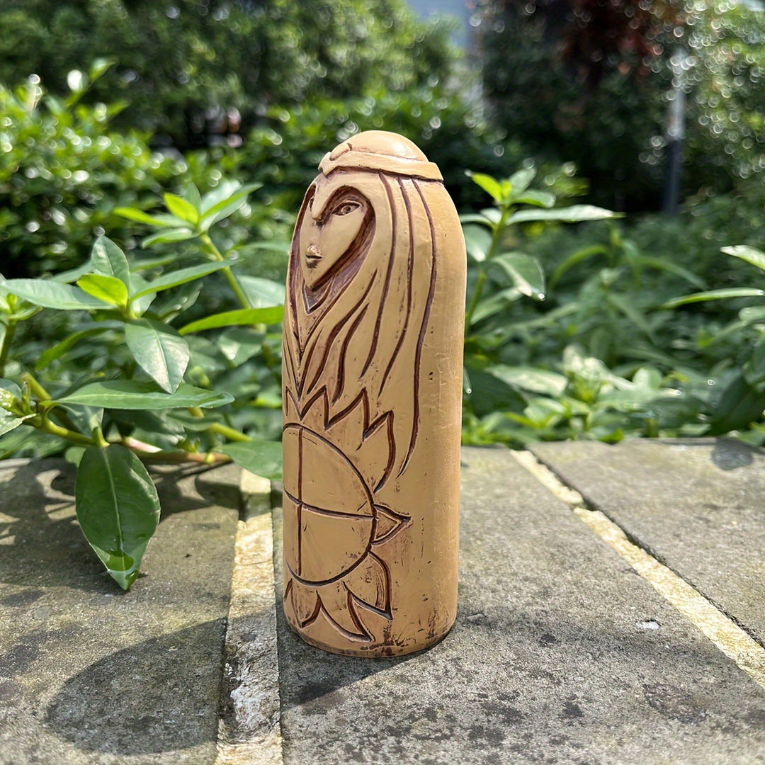 WorldNorse Solar Rune Crowned Statue Decoration - image 3