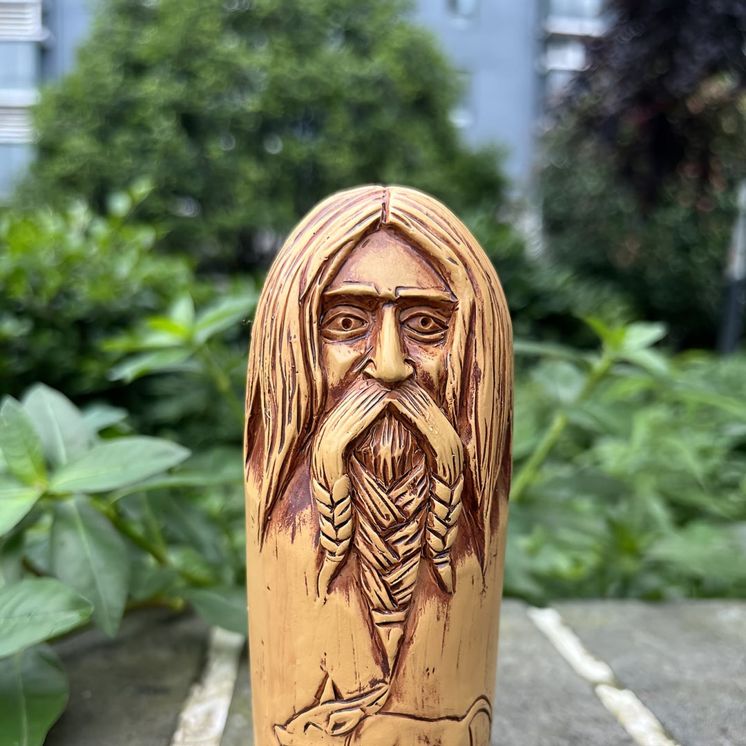 WorldNorse Boar Emblazoned Rune Beard Statue Decoration - image 6