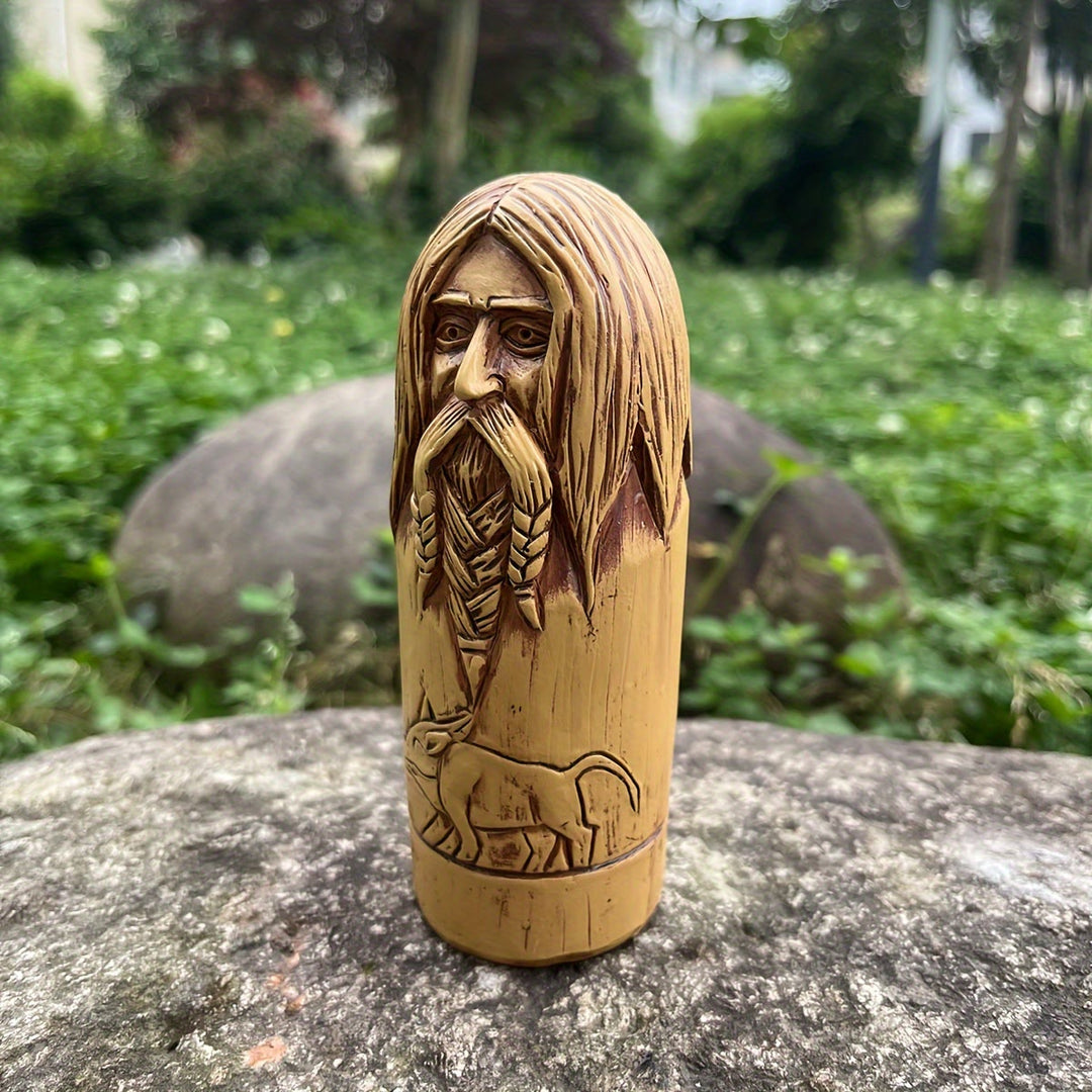 WorldNorse Boar Emblazoned Rune Beard Statue Decoration - image 4