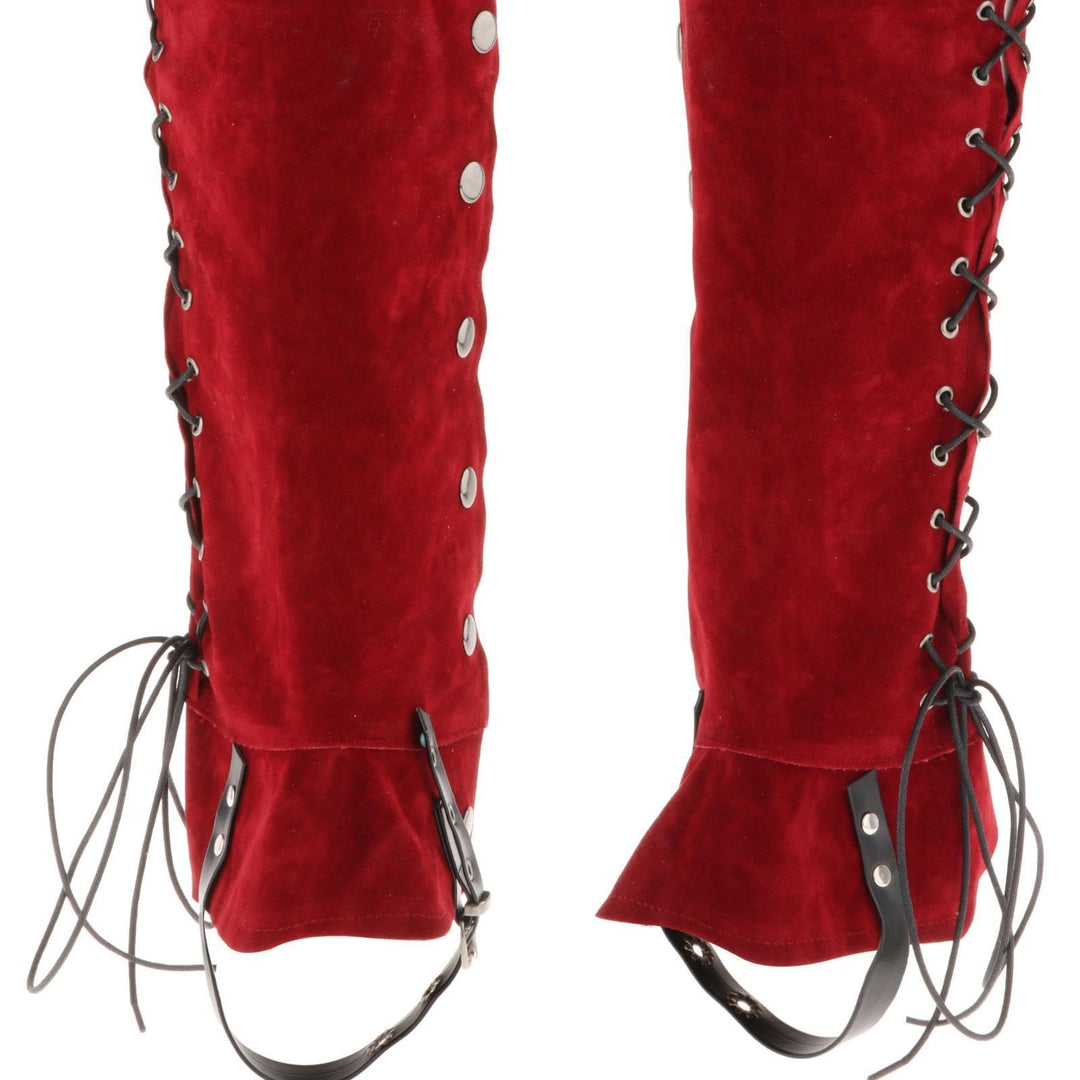 WorldNorse Gothic Lacing Studded Warrior Boots Cover - image 9