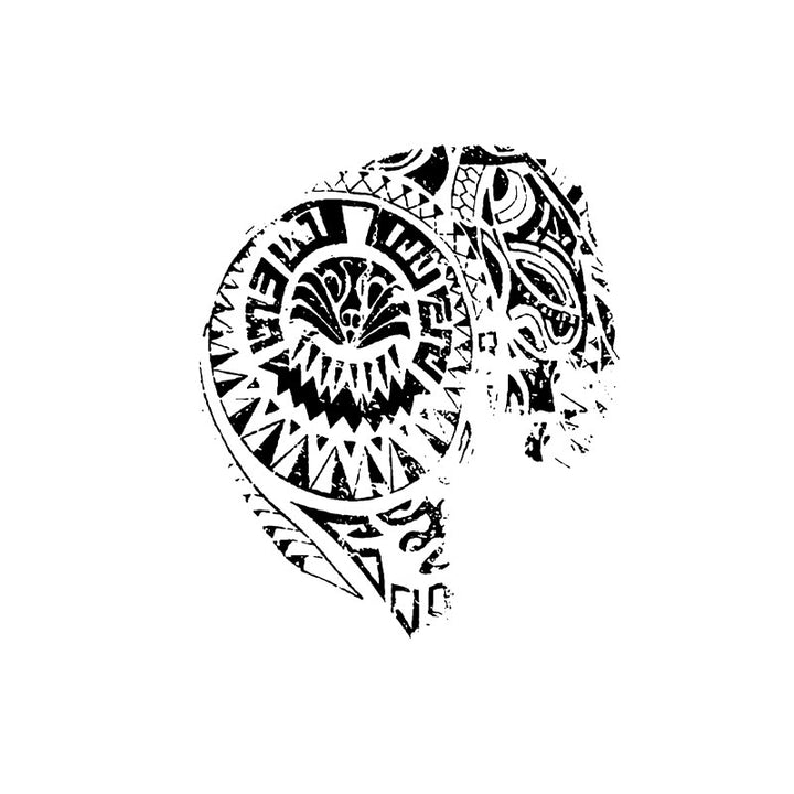WorldNorse Distressed Vortex Waterproof Tattoo Stickers - Two Pieces - image 0
