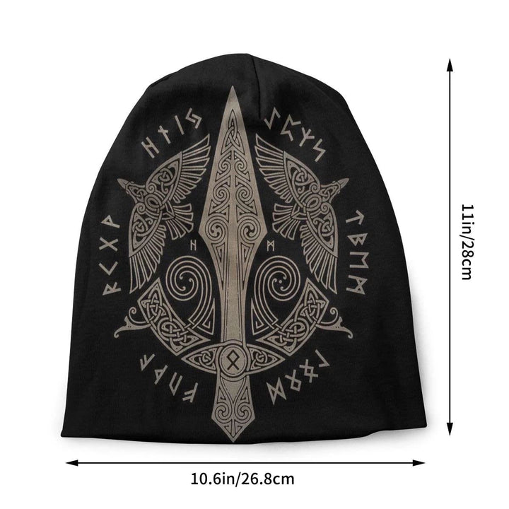 WorldNorse Raven Spear Rune Beanie - image 2