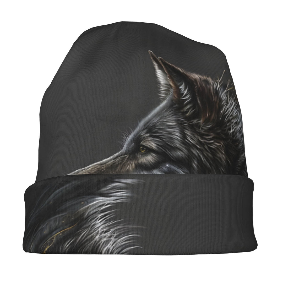 WorldNorse Ornamental Celestial Wolf Beanie  - image 1