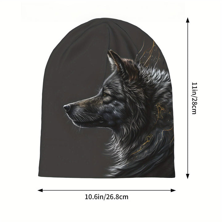 WorldNorse Ornamental Celestial Wolf Beanie  - image 4