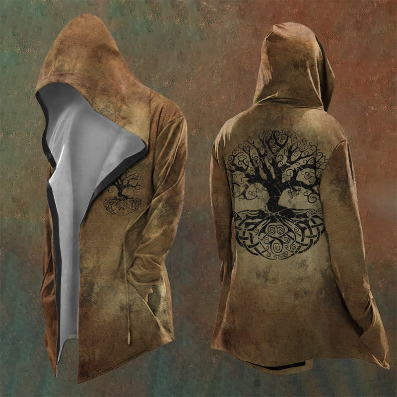 WorldNorse Yggdrasil Totem Art Hooded Jacket - US/UK/AU48，EU58 (4XL) - image 0
