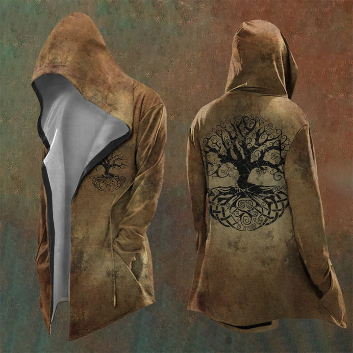WorldNorse Yggdrasil Totem Art Hooded Jacket - US/UK/AU48，EU58 (4XL) - image 0
