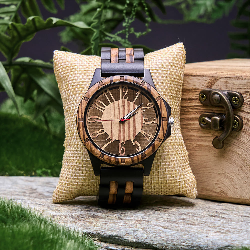 WorldNorse Timber-Art Skeleton Wooden Watch - Skeleton - image 0