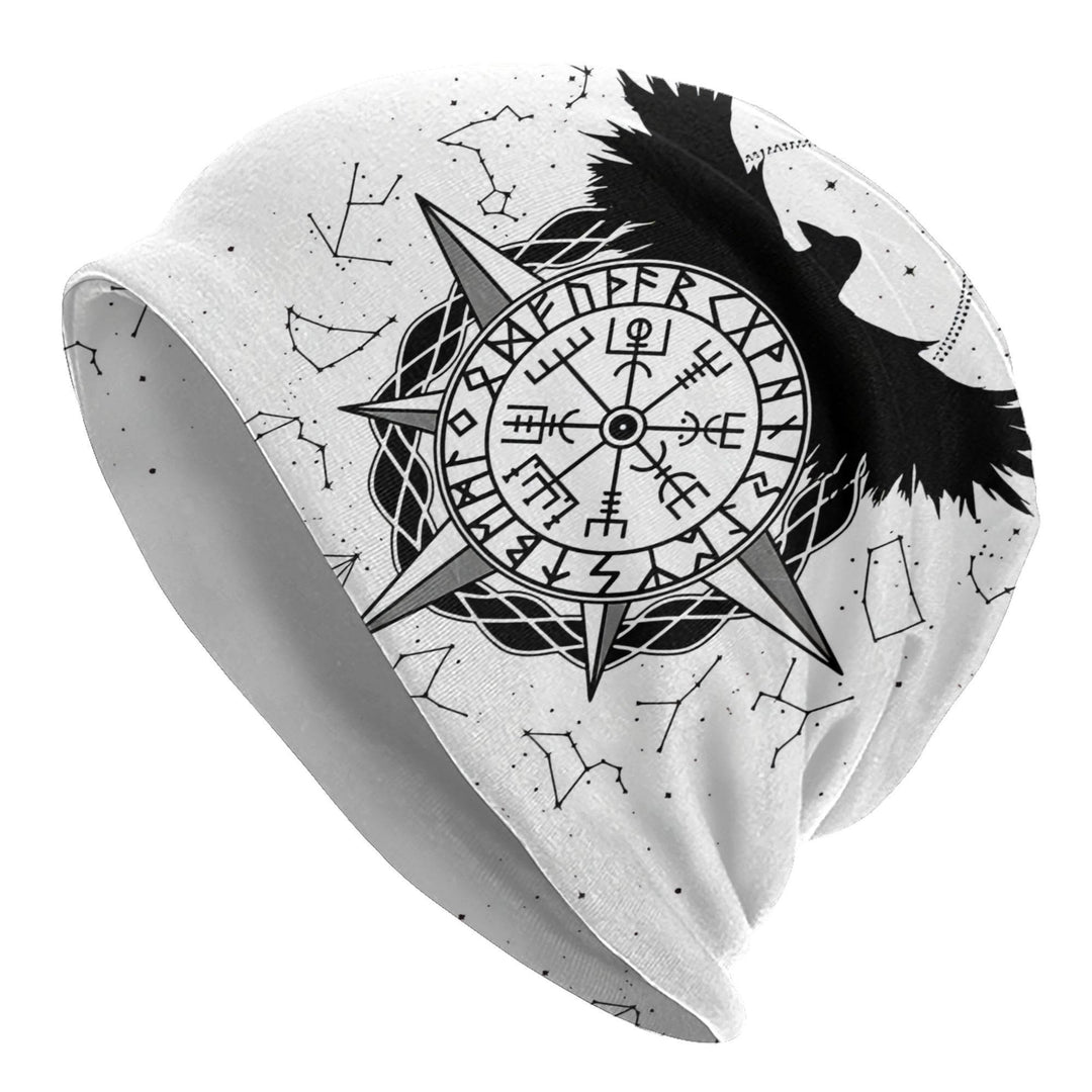 WorldNorse Vegvisir Raven Constellation Beanie - Vegvisir - image 0