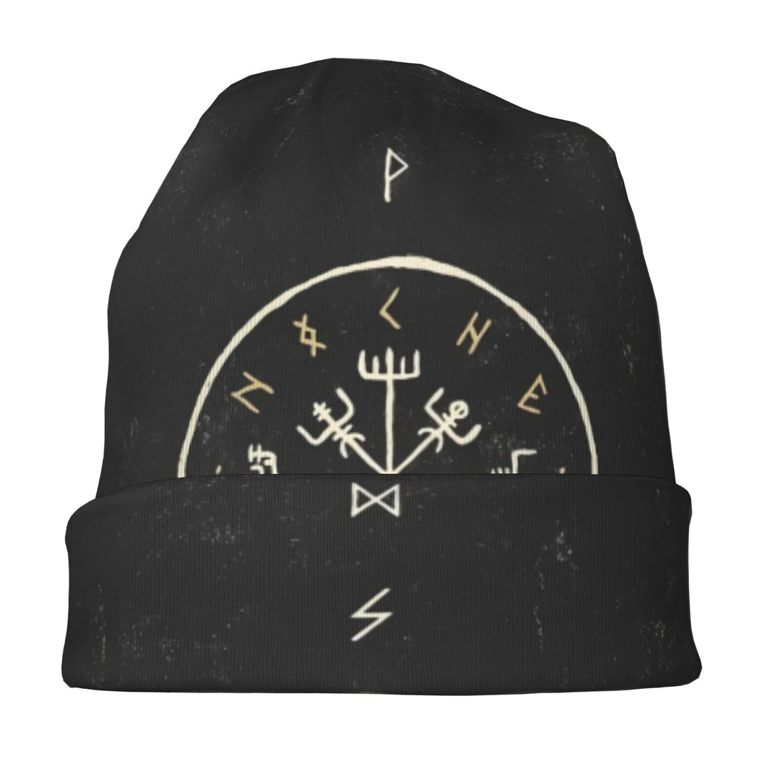 WorldNorse Weathered Vegvisir Rune Beanie - image 1