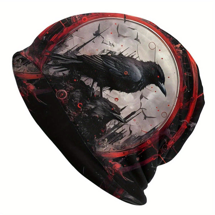 WorldNorse Crimson Rim Raven Tech Beanie - Raven - image 0