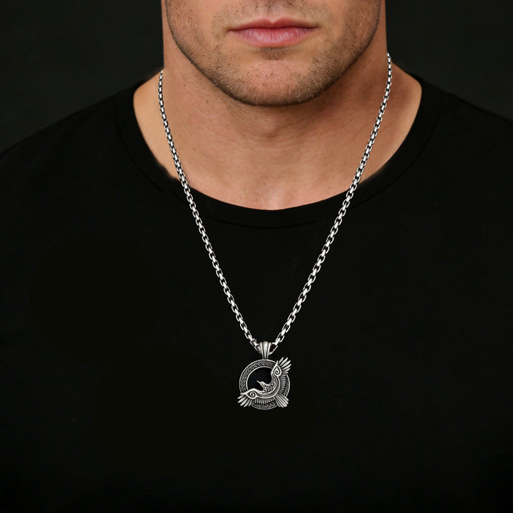 WorldNorse Viking Raven Celtic Knot Necklace - image 5