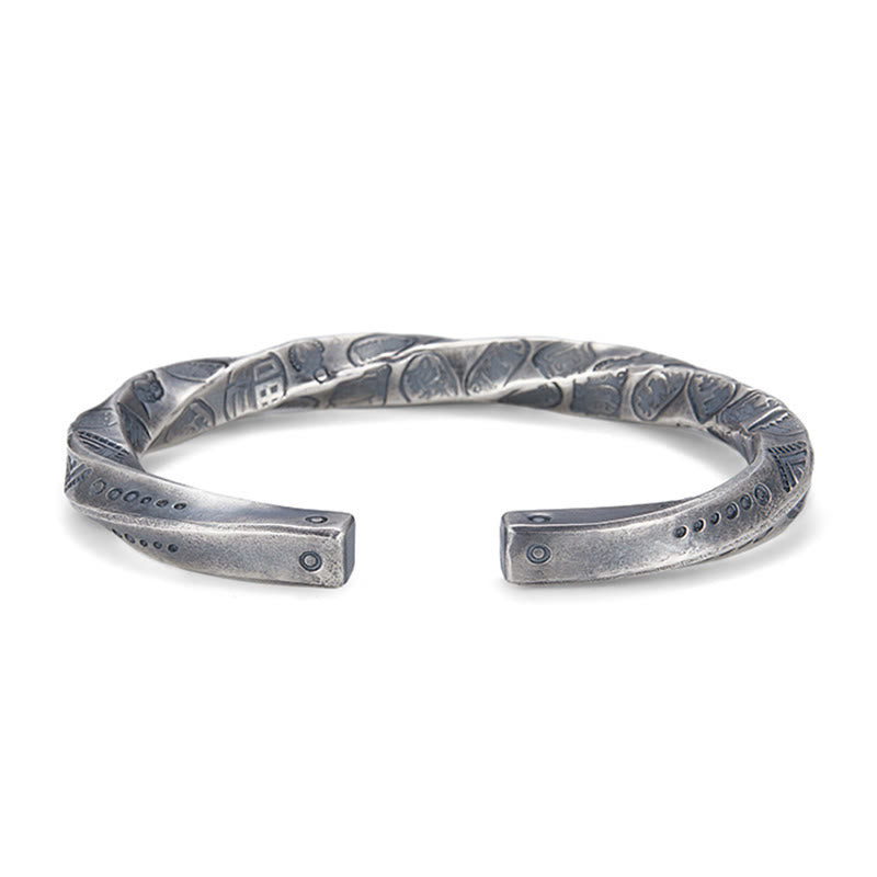 WorldNorse 999 Sterling Silver Engraved Coin Bracelet - image 3