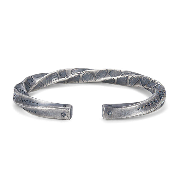 WorldNorse 999 Sterling Silver Engraved Coin Bracelet - image 3