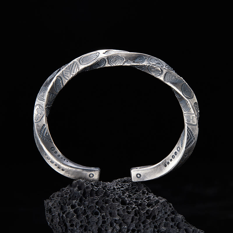 WorldNorse 999 Sterling Silver Engraved Coin Bracelet - image 2