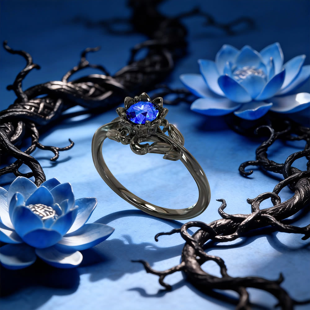 WorldNorse Frost Lotus of the North Ring - UK Size V1/2 (US 11) - image 0