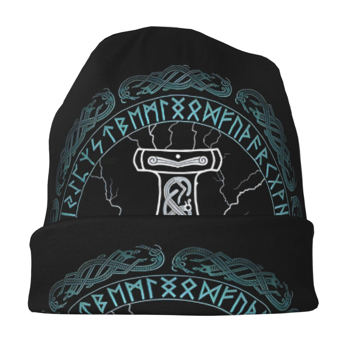 WorldNorse Stormwrought Hammer Circlet Rune Beanie - image 1