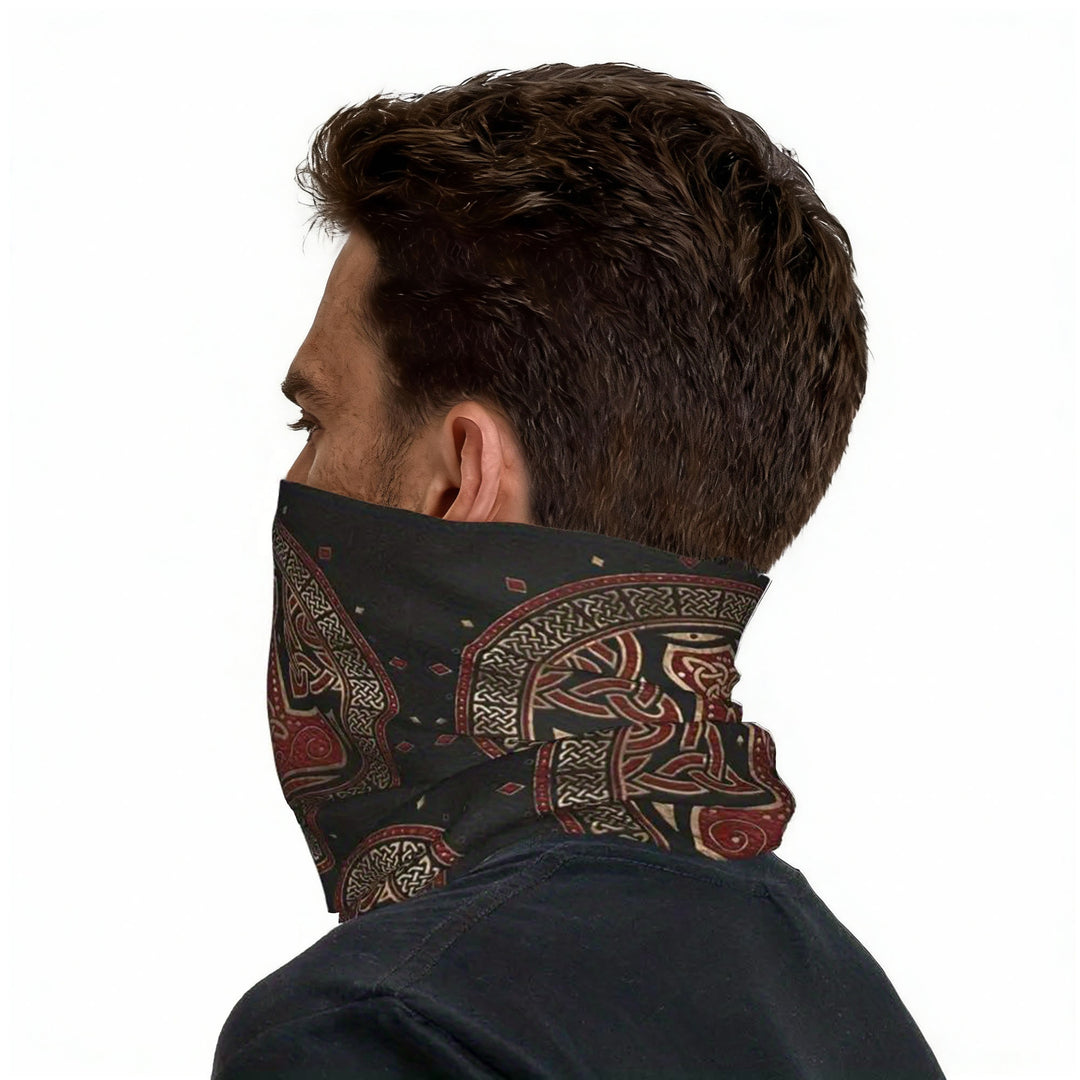 WorldNorse Intricate Mjolnir Triquetra Face Mask & Neck Gaiter - image 6