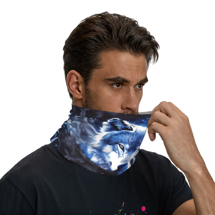 WorldNorse Stellar Wolf Lunar Veil Face Mask & Neck Gaiter - image 5