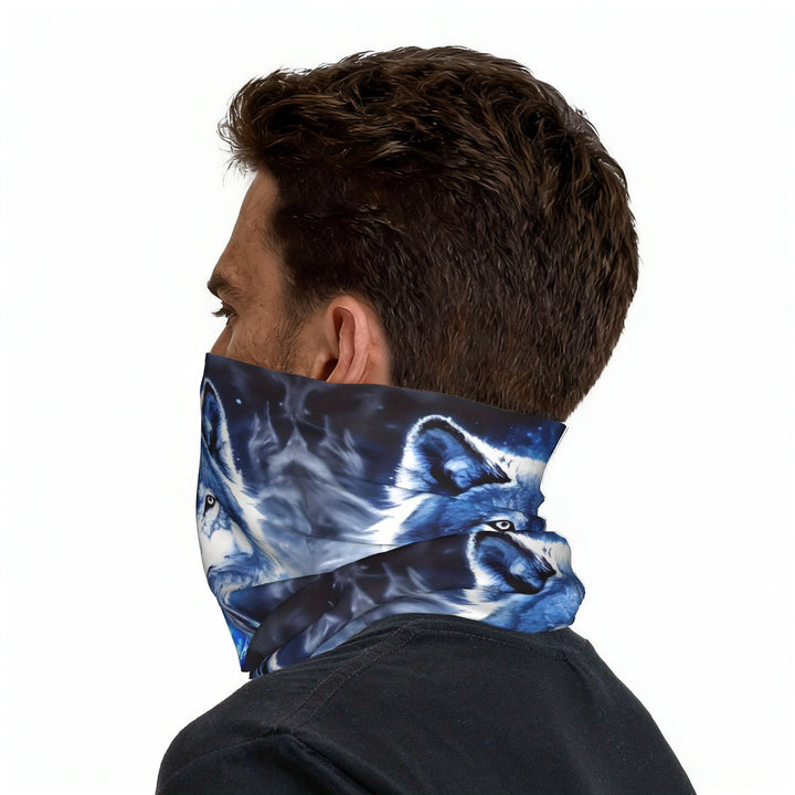 WorldNorse Stellar Wolf Lunar Veil Face Mask & Neck Gaiter - image 6