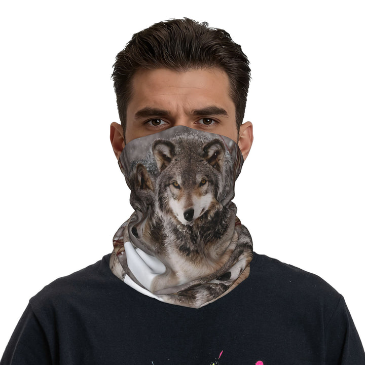 WorldNorse Timber Wolf Frosted Vale Face Mask & Neck Gaiter - image 2