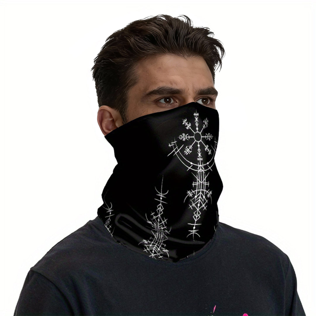 WorldNorse Viking Sigil Vegvisir Face Mask & Neck Gaiter - image 4