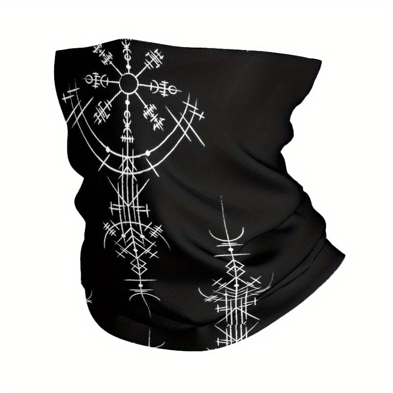 WorldNorse Viking Sigil Vegvisir Face Mask & Neck Gaiter - image 1