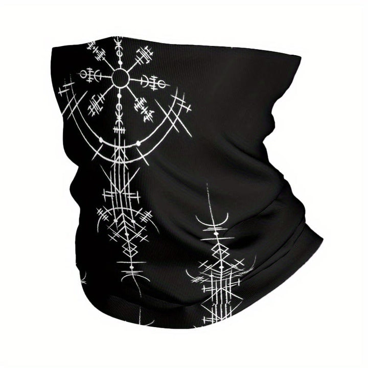 WorldNorse Viking Sigil Vegvisir Face Mask & Neck Gaiter - image 1