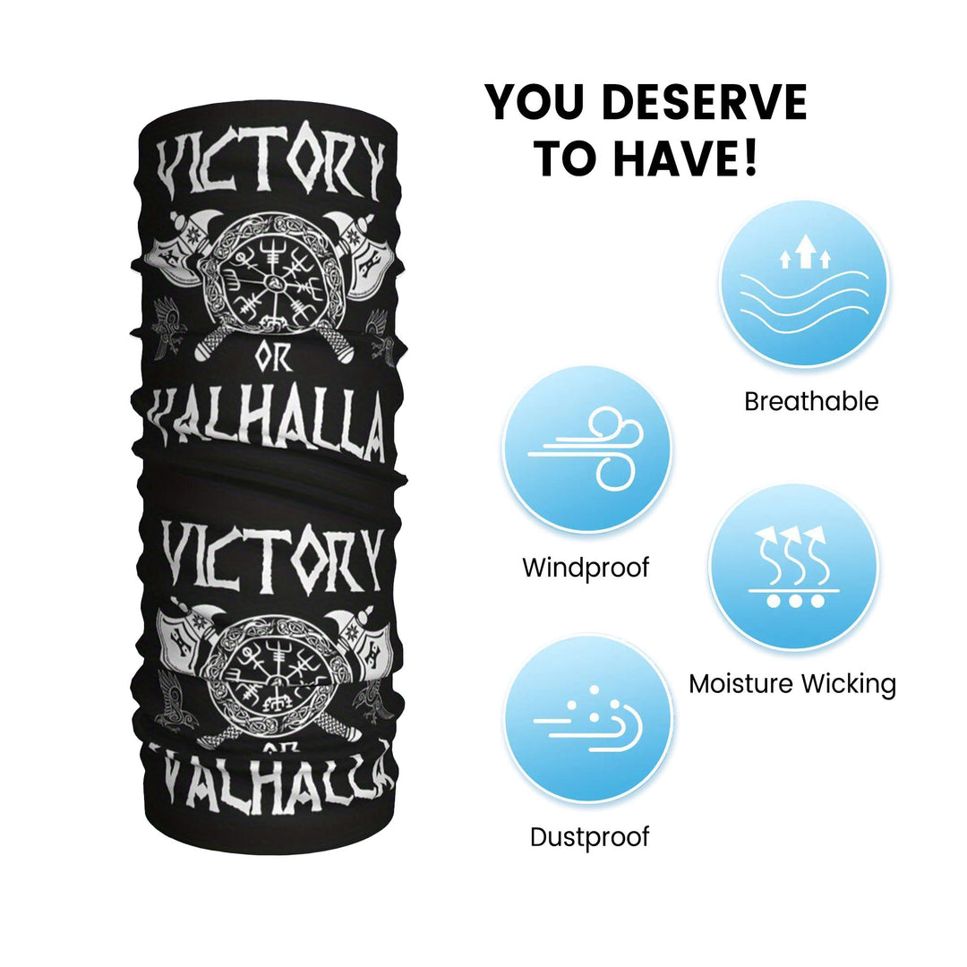 WorldNorse Victory Vegvisir Viking Axe Face Mask & Neck Gaiter - image 3