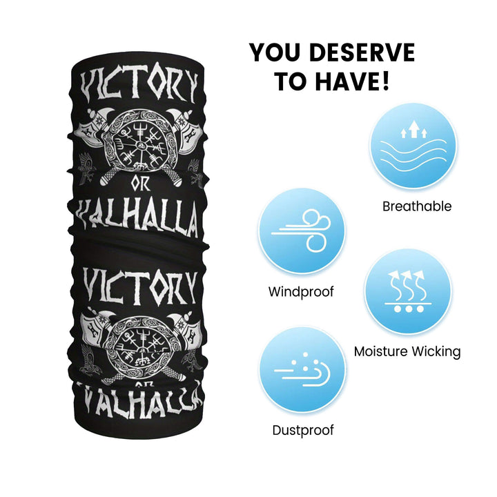 WorldNorse Victory Vegvisir Viking Axe Face Mask & Neck Gaiter - image 3
