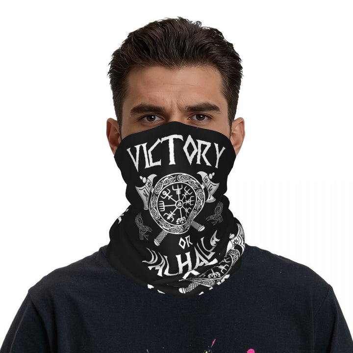 WorldNorse Victory Vegvisir Viking Axe Face Mask & Neck Gaiter - image 2