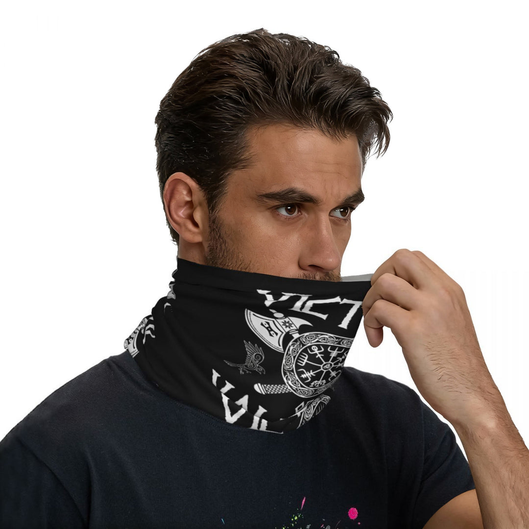 WorldNorse Victory Vegvisir Viking Axe Face Mask & Neck Gaiter - image 5