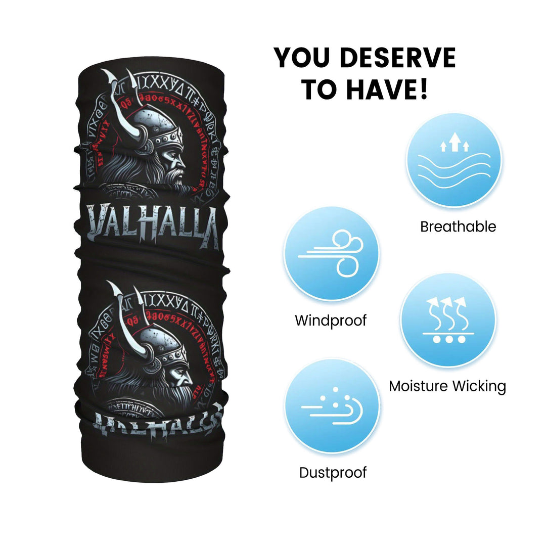 WorldNorse Helm Rune Circlet  Face Mask & Neck Gaiter - image 3