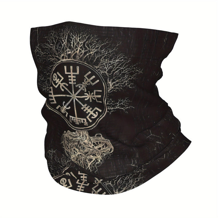 WorldNorse Yggdrasil Vegvisir Root Face Mask & Neck Gaiter - image 1