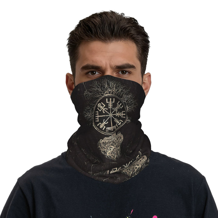 WorldNorse Yggdrasil Vegvisir Root Face Mask & Neck Gaiter - image 2
