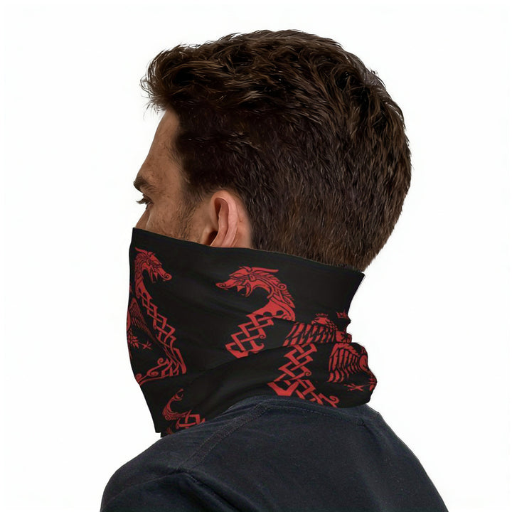 WorldNorse Crimson Knot Emblem Face Mask & Neck Gaiter - image 6