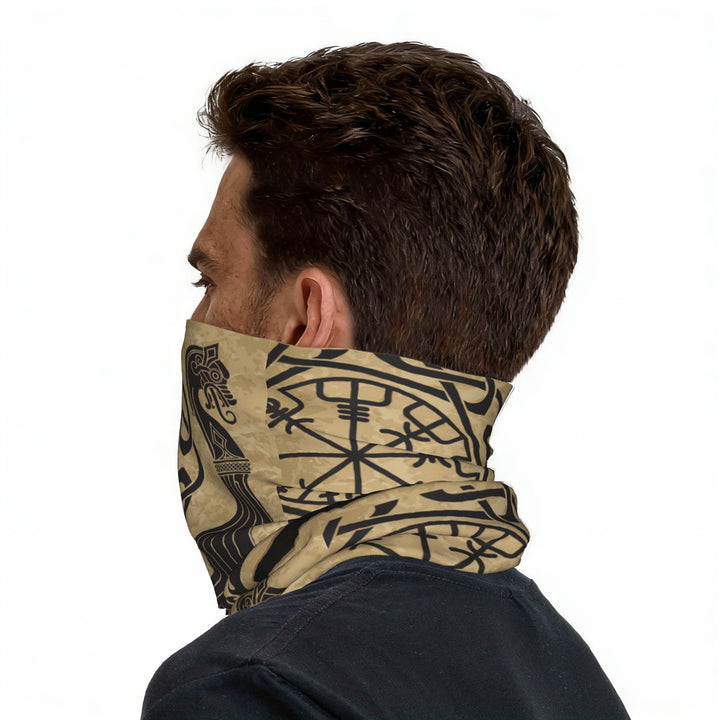 WorldNorse Sandtone Vegvisir Face Mask & Neck Gaiter - image 6