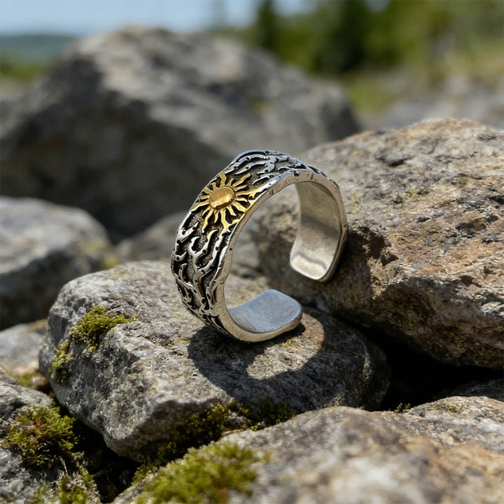 WorldNorse Wrought Sun Tangled Thorne Ring - image 3