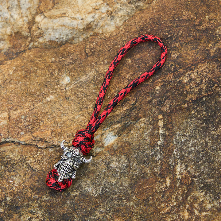 WorldNorse Macabre Charm Dual Tone Braided Keychain - Style#I - image 11