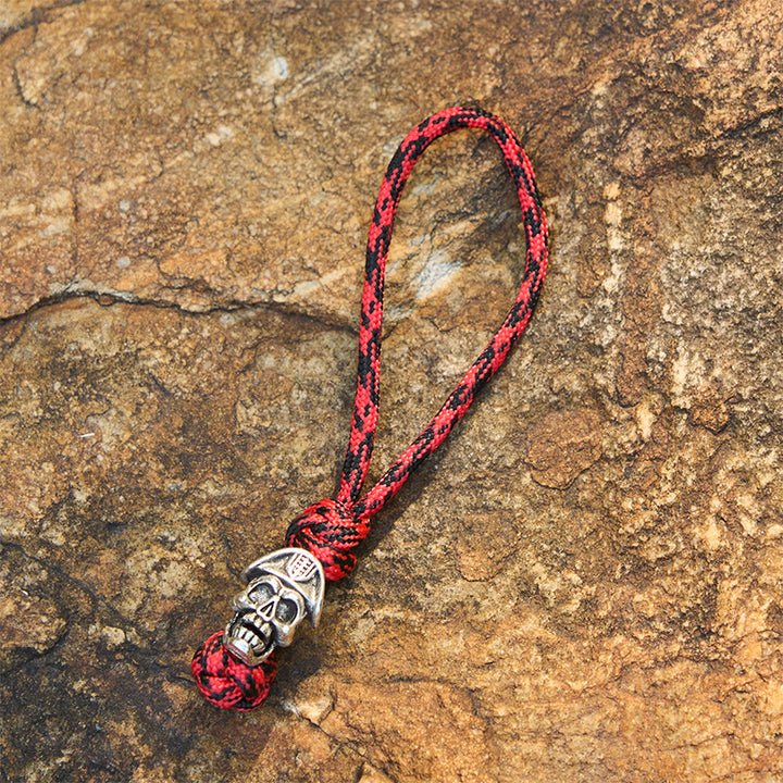 WorldNorse Macabre Charm Dual Tone Braided Keychain - Style#M - image 15