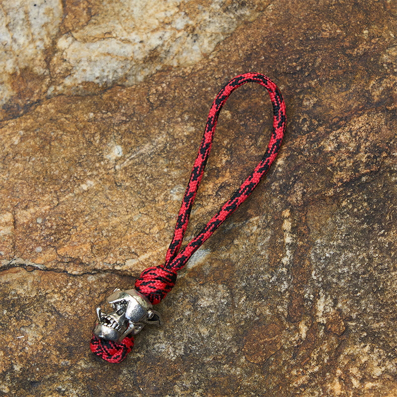 WorldNorse Macabre Charm Dual Tone Braided Keychain - Style#N - image 16