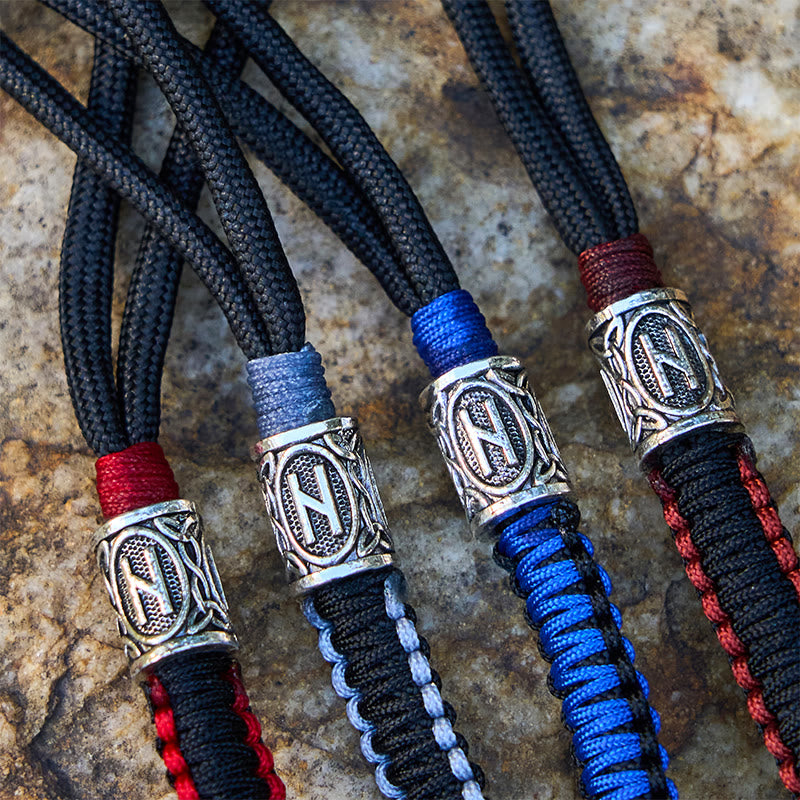 WorldNorse Viking Helm Talisman Braided Keychain - image 10