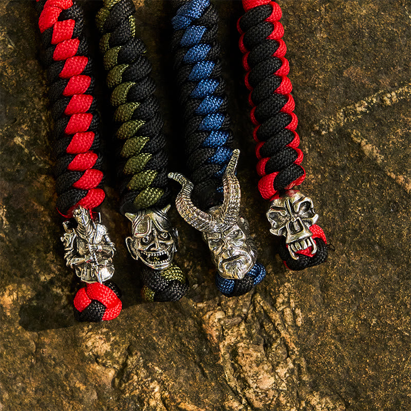 WorldNorse Totem Beast Variegated Braided Keychain - image 3