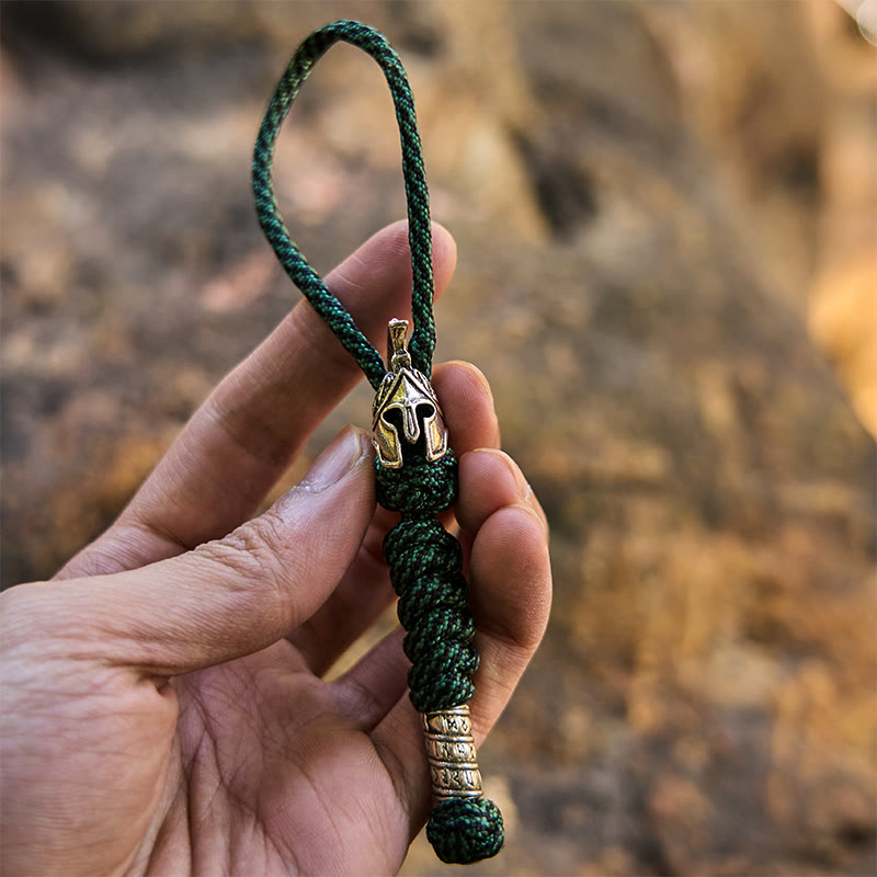 WorldNorse Rune Shaft Talisman Multihue Braided Keychain - image 2