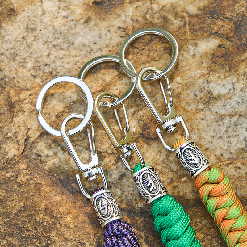 WorldNorse Viking Hammer Sleek Braided Keychain - image 3